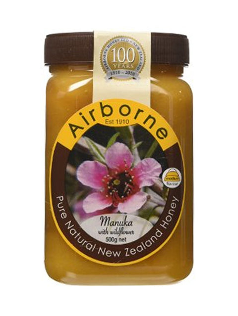 Honey, Manuka 25+, 500g, Airborne