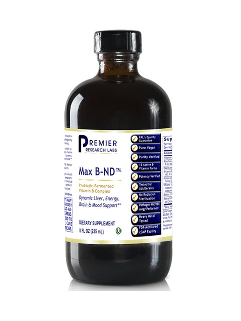 Max B-ND, Fermented B Vitamins, Premier Research Labs, 8oz