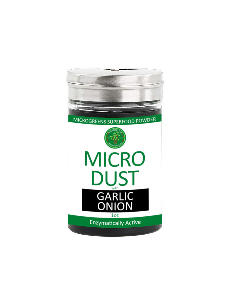 MicroDust, Garlic Onion, Organic, 1oz, TopNotch Microgreens