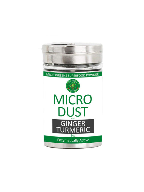 MicroDust, Ginger Turmeric, Organic, 1oz, TopNotch Microgreens