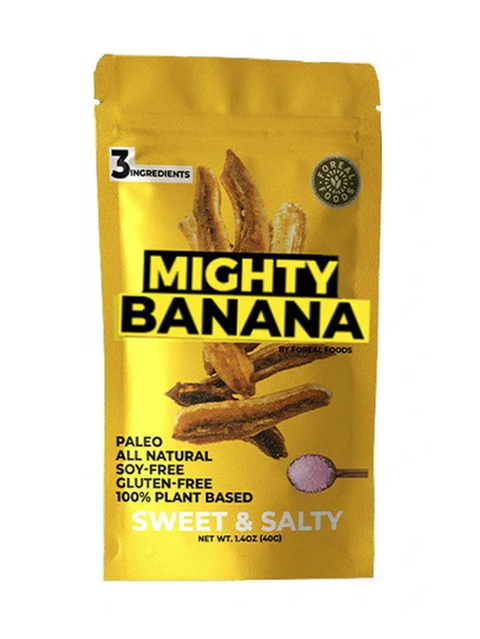 Mighty Banana, Sweet & Salty, FoReal Foods