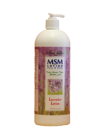 MSM lotion, Lavender, 32oz, Live Live & Organic