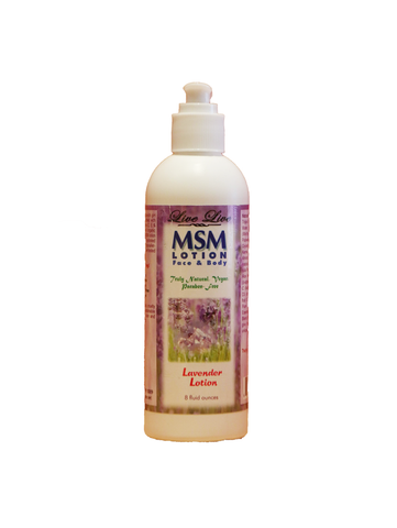 MSM lotion, Lavender, 8oz, Live Live & Organic