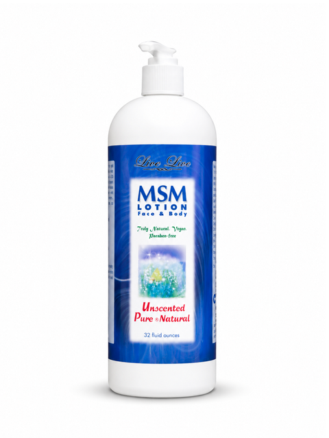 msm lotion, unscented, live live & organic