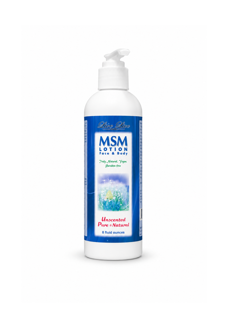msm lotion, unscented, live live & organic