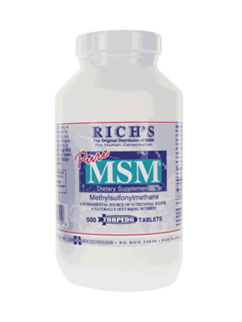 MSM Torpedos, 1000mg, Rich Distributing, 500 Tabs