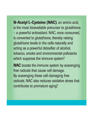 NAC, Antioxidant, 90 Veg Caps, Natural Wellness, Label