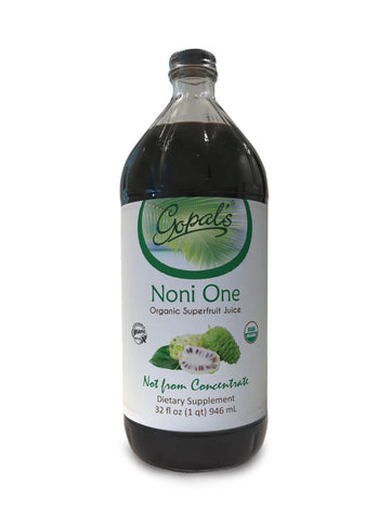 Noni One Organic SuperFruit Juice, Gopal's HealthFoods, 32oz