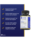 Nucleo Immune, 60 Veg Caps, Premier Research Labs on a blue background, featuring text about immune support.