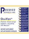 Front label of OcuVen, 60 Veg Caps, Premier Research Labs