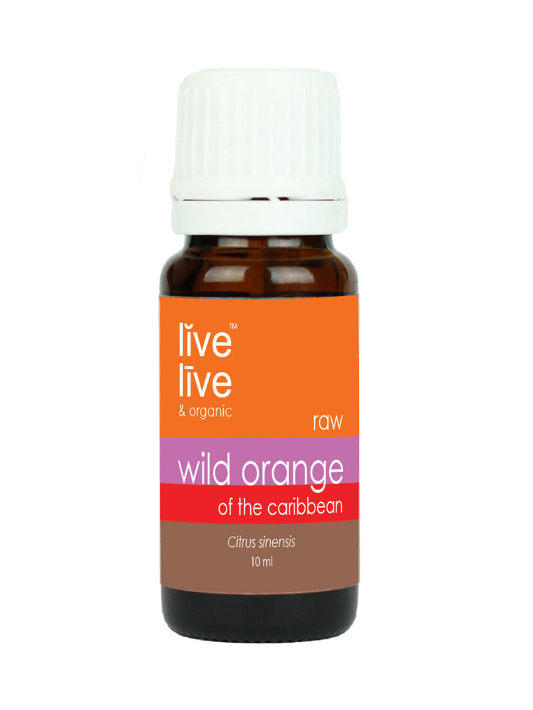 Orange, Wild, Caribbean Essential Oil, Citrus sinensis,10ml, Live Live & Organic