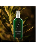 Organic Soothing Gel, Dr Alkaitis on a dark background with green leaves