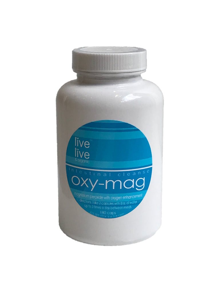 oxy-mag, intestinal cleanser, 5oz powder, live live & organic