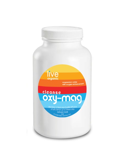 oxy-mag, intestinal cleanser, 4 oz powder, live live & organic