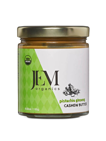 Pistachio Ginseng Sprouted Cashew Butter 6.52 oz, Jem