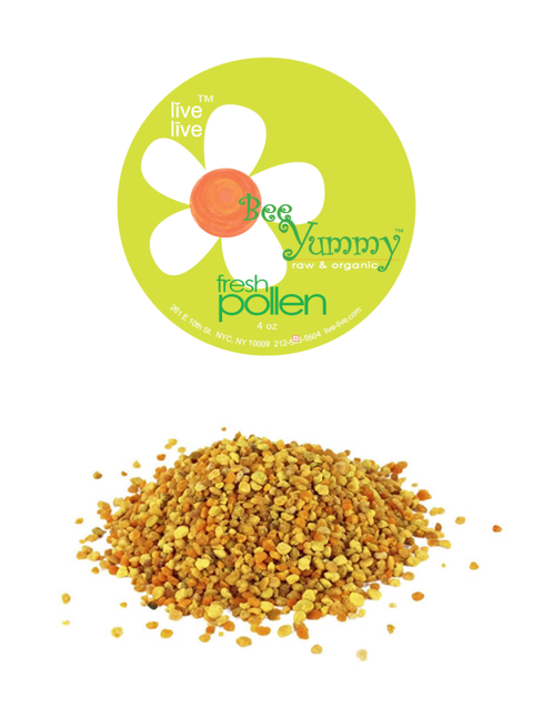 bee pollen, new york state, live live & organic