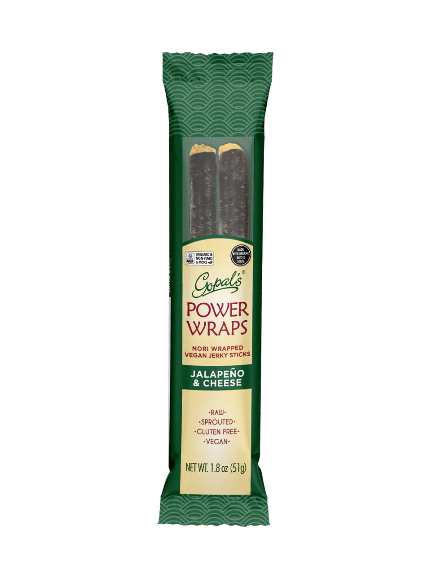 Power Wraps, Vegan Jerky Sticks, Gopal's Healthfoods Power Wraps, Vegan Jerky Sticks, Gopal's Healthfoods