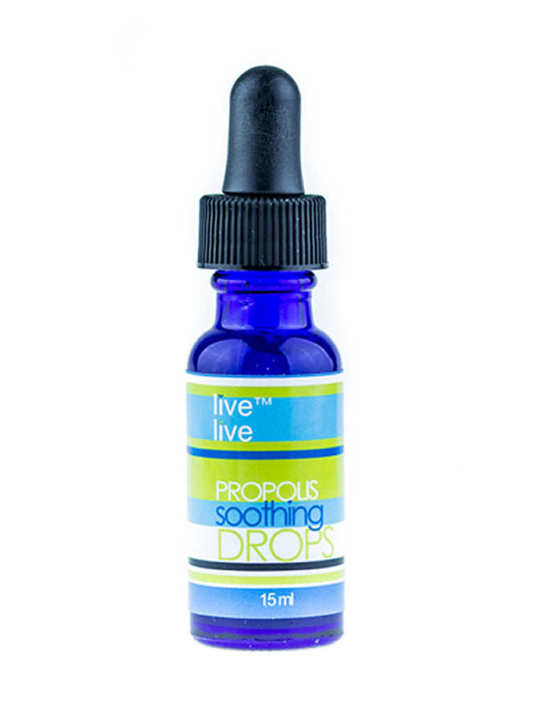 Propolis Soothing Drops, 15ml, Live Live & Organic