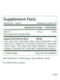 Pure Radiance C, Caps, organic vitamin C, Pure Synergy, Supplement facts