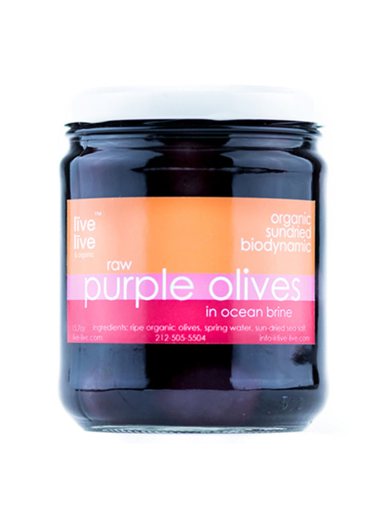 Purple Olives, Live Live & Organic