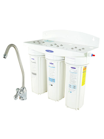 Quadruple Stage Under Counter Water Filter by Crystal Quest