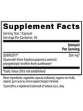 Plant-Based Quercetin, 60 Caps, Global Healing, Supplement Facts