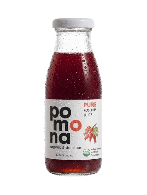 Rosehip Juice, Organic, Cold-Pressed, 8.4oz, Pomona