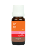sage of greece, essential oil, 10ml, live live & organic