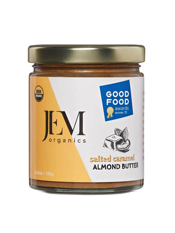 Salted Caramel Sprouted Cashew Almond Butter 6.52 oz, Jem