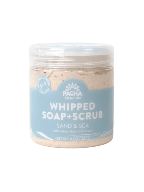 Sand & Sea Whipped Soap & Scrub, 8oz, Pacha