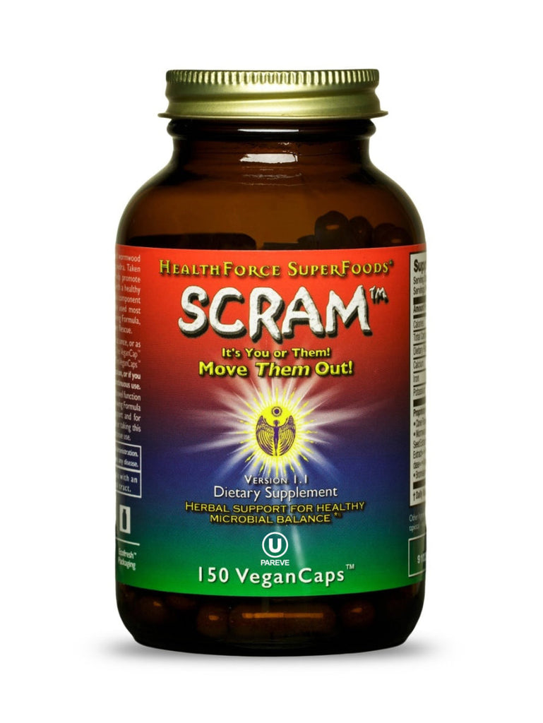 Scram, 150 Veg Caps, HealthForce SuperFoods