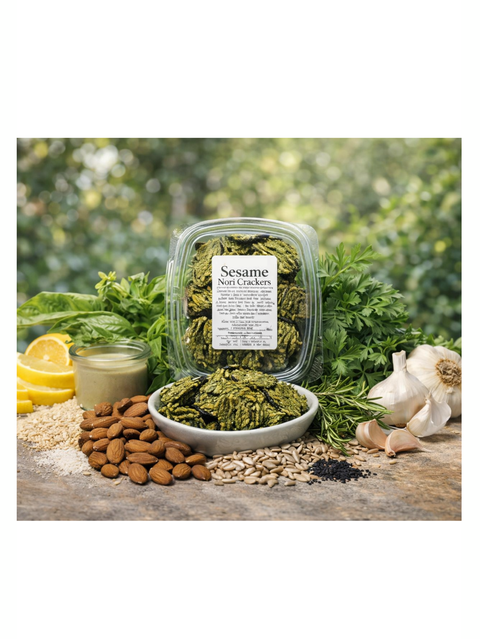 Sesame Nori Crackers, Glaser Organic Farms