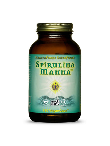 Spirulina Manna, HealthForce SuperFoods, 150 Vegan Caps