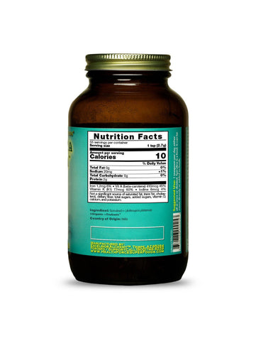Spirulina Manna, HealthForce SuperFoods, 5.25oz Nutrition Facts