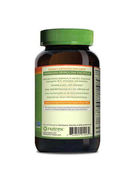 Spirulina Pacifica, Nutrex, 5oz, Label