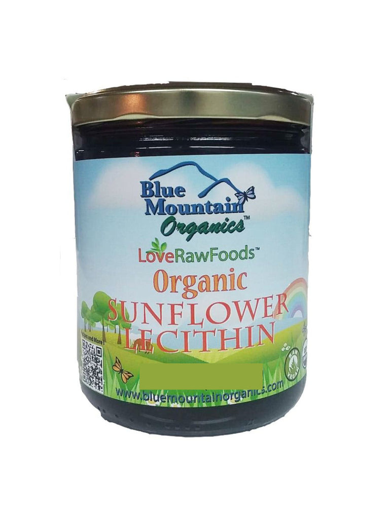 Sunflower Lecithin, Organic, 8oz, Blue Mountain Organics