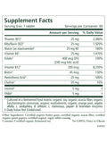 Super B-Complex, 60 Tablets, Pure Synergy, Supplement Facts