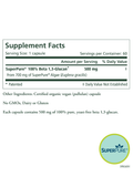 SuperPure Beta 1,3-Glucan Extract, 60 Caps, Pure Synergy, Supplement Facts