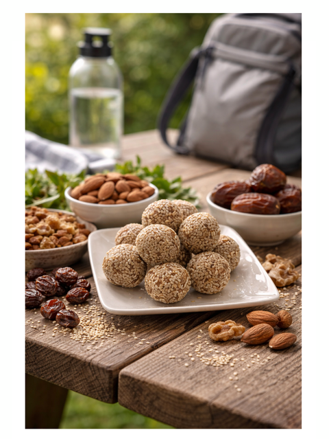 Temple Balls, by Glaser Organic Farms on a wooden table with a natural background