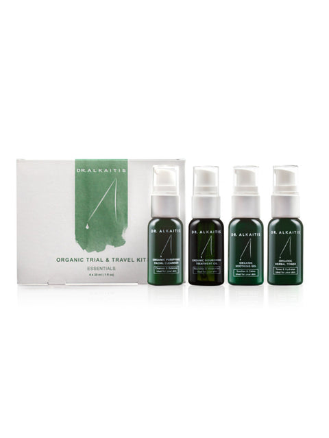 Organic Skin Care Travel Kit, Dr Alkaitis