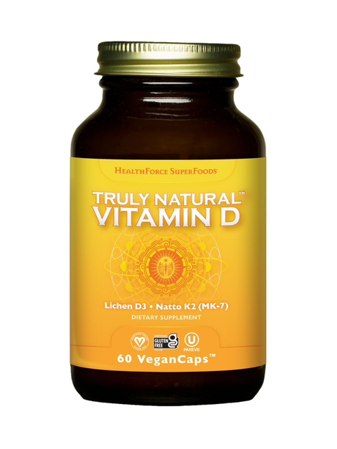 Truly Natural Vitamin D, 60 Vegan Caps, Healthforce Superfoods