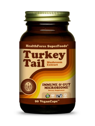 Turkey Tail, Mushroom Extract, 90 Vegan Caps, HealthForce SuperFoods