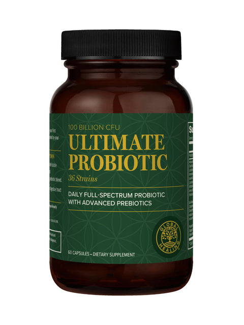 Ultimate Probiotic, 36 Strains, 100 Billion, 60 Caps, Global Healing