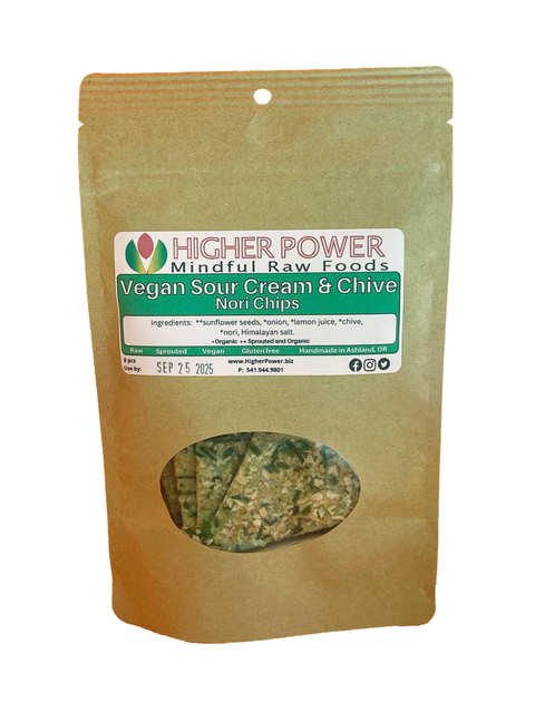 Vegan Sour Cream & Chives Chips, Higher Power