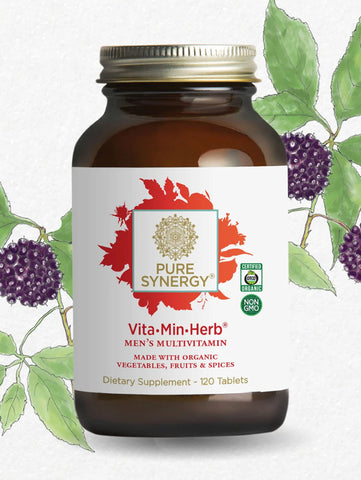 Vita Min Herb, Multivitamin for Men, 120 Caps, Pure Synergy