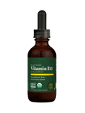 An amber glass dropper bottle of Plant-Based Vitamin D3 dietary supplement on a solid white background.