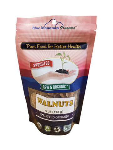 Walnuts, Sprouted, 7oz, Blue Mountain Organics