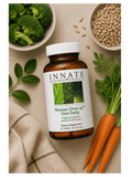 Women Over 40, One Daily, 60 Tabs, Innate Response Formulas laying with ingredients