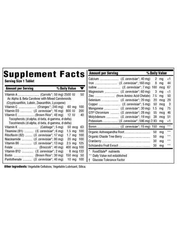 Women's One Daily, 60 Tablets, Innate Response Formulas, Supplement Facts