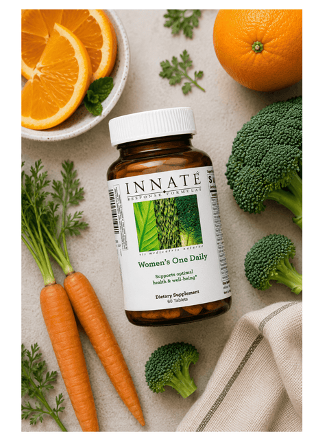 Women's One Daily, 60 Tablets, Innate Response Formulas with carrots, broccoli and oranges